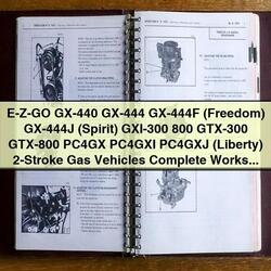 1989-1991 E-z-go Gx-440, Gx-444, GX-444F (freedom), GX-444J (spirit), Gxi-300, 800, Gtx-300, Gtx-800, Pc4gx, Service Repair Workshop Manual PDF