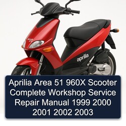 1999-2003 Aprilia Area 51 960X Scooter Service Repair Workshop Manual PDF
