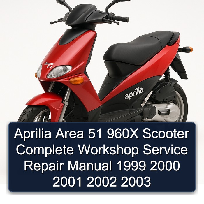 1999-2003 Aprilia Area 51 960X Scooter Service Repair Workshop Manual PDF