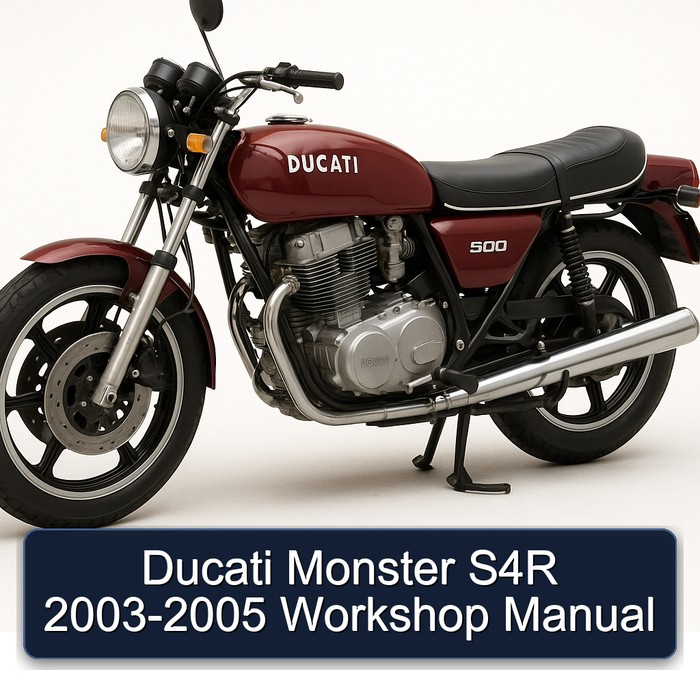 2003-2005 Ducati Monster S4R Service Repair Workshop Manual PDF