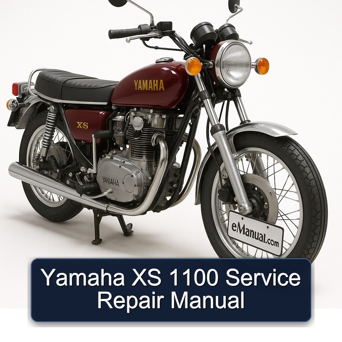 Yamaha XS Models 1100 Service Repair Workshop Manual PDF