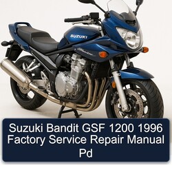 1996 Suzuki GSF Bandit Series 1200 Pd Service Repair Workshop Manual PDF