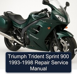 1993-1998 Triumph Sprint Trident 900 Service Repair Workshop Manual PDF