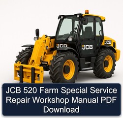 JCB 520 Farm Special Service Repair Workshop Manual PDF