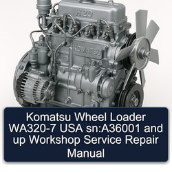 Komatsu Radlader WA320-7 USA - Werkstatthandbuch