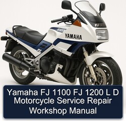 Yamaha FJ Models 1100 1200 L D Motorcycle Service Repair Workshop Manual PDF