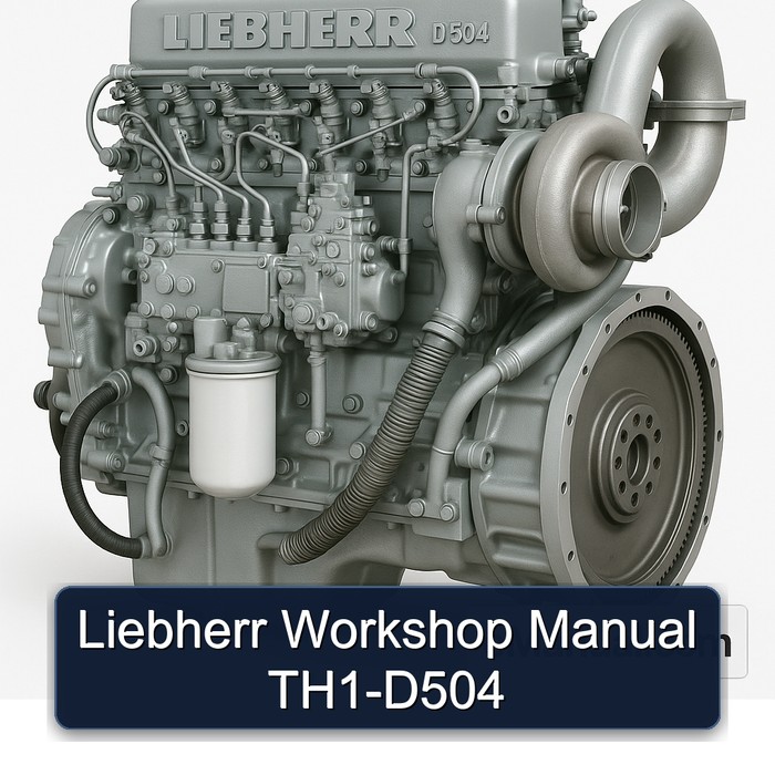 Liebherr D 504 NA T TI TH1-D504 Service Repair Workshop Manual PDF