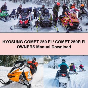 Comet Hyosung 250 Fi/ 250R FI Owners Owner's Manual PDF