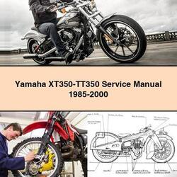 1985-2000 Yamaha TT Models XT350-TT350 Service Repair Workshop Manual PDF