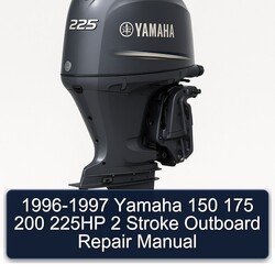 1996-1997 Yamaha 150 175 200 225HP 2 Stroke Outboard Service Repair Workshop Manual PDF
