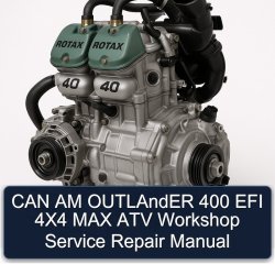 CAN AM Outlander 400 EFI 4x4 MAX ATV Service Repair Workshop Manual PDF