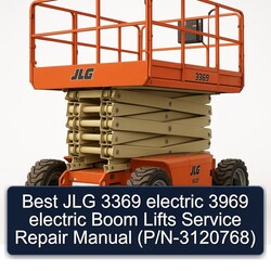 Best JLG 3369 Electric 3969 Boom Lifts (p/n-3120768) Service Repair Workshop Manual PDF