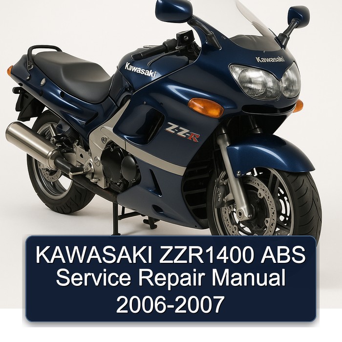 2006-2007 Kawasaki ZZ R Series ZZR1400 ABS Service Repair Workshop Manual PDF