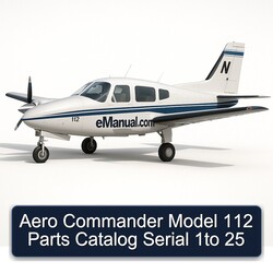 Aero Commander Model 112 Serial 1TO 25 Parts Catalog PDF
