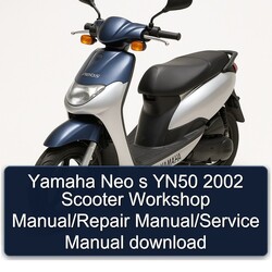 2002 Baotian Yamaha Neo S YN50 Scooter Service Repair Workshop Manual PDF