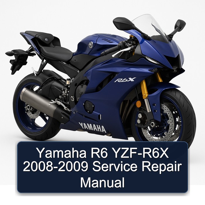 2008-2009 Yamaha R6X R6 YZF Service Repair Workshop Manual PDF