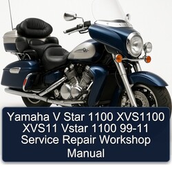 1999-2011 Yamaha Royal Star Venture V 1100 XVS1100 XVS11 Vstar Service Repair Workshop Manual PDF