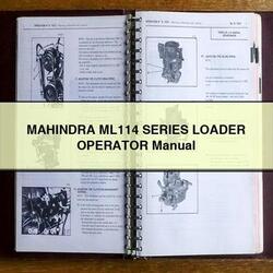 Mahindra ML114 Series Loader Operator Operator's Manual PDF