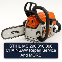 Stihl MS 290 310 390 Chainsaw More Service Repair Workshop Manual PDF