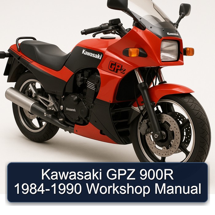 1984-1990 Kawasaki GPZ Series 900R Service Repair Workshop Manual PDF