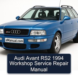 1994 Audi RS2 Avant Service Repair Workshop Manual PDF