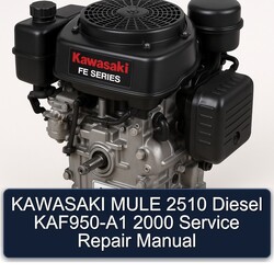 2000 Kawasaki Mule 2510 Diesel Kaf950-a1 Service Repair Workshop Manual PDF