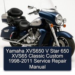 1998-2011 Aprilia Classic Yamaha XVS650 V Star 650 XVS65 Custom Service Repair Workshop Manual PDF
