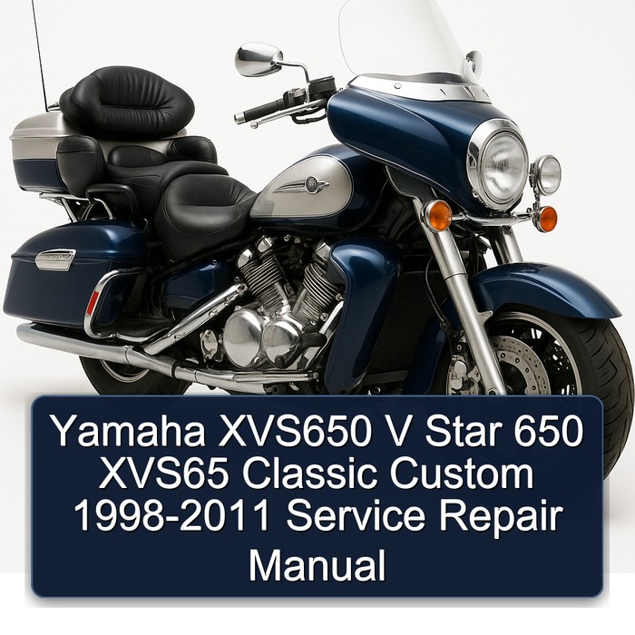 1998-2011 Aprilia Classic Yamaha XVS650 V Star 650 XVS65 Custom Service Repair Workshop Manual PDF