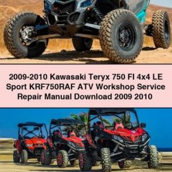 2009-2010 Kawasaki Teryx 750 FI 4x4 LE Sport KRF750RAF ATV Service Repair Workshop Manual PDF