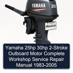 1983-2005 Yamaha 25HP 30HP 2-stroke Outboard Motor Service Repair Workshop Manual PDF