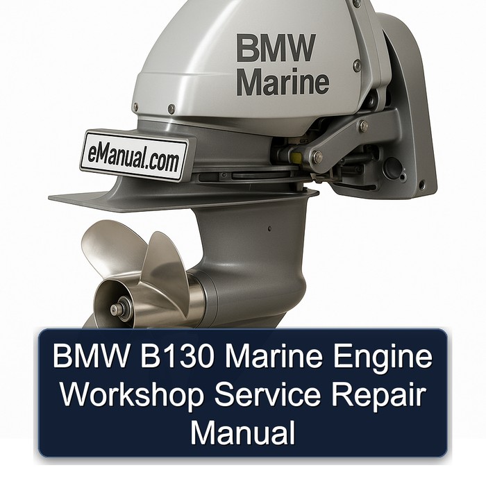 BMW 3 Series B130 Marine Engine Service Repair Workshop Manual PDF