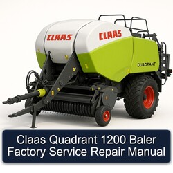 Claas Quadrant 1200 Baler Service Repair Workshop Manual PDF