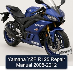 2008-2012 Yamaha YZF Models R125 Service Repair Workshop Manual PDF