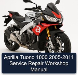 2005-2011 Aprilia Tuono Service Repair Workshop Manual PDF