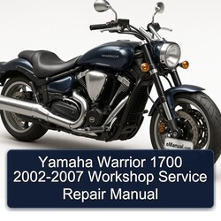 2002-2007 Yamaha Warrior 1700 Service Repair Workshop Manual PDF