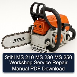 Stihl MS 210 230 250 Service Repair Workshop Manual PDF