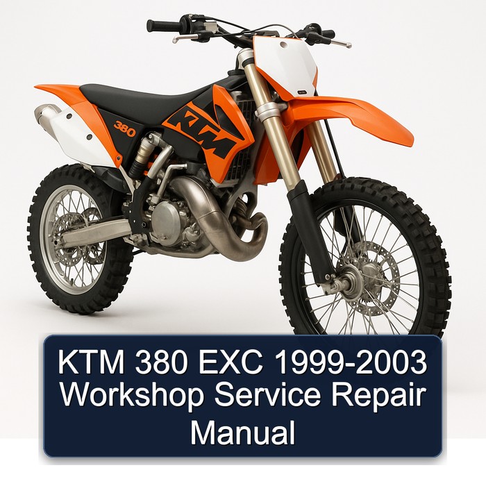 1999-2003 KTM 380 EXC Service Repair Workshop Manual PDF