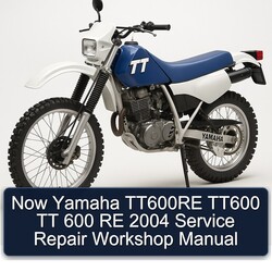  Now Yamaha TT600RE TT600 TT 600 RE 2004 Service Repair Workshop Manual