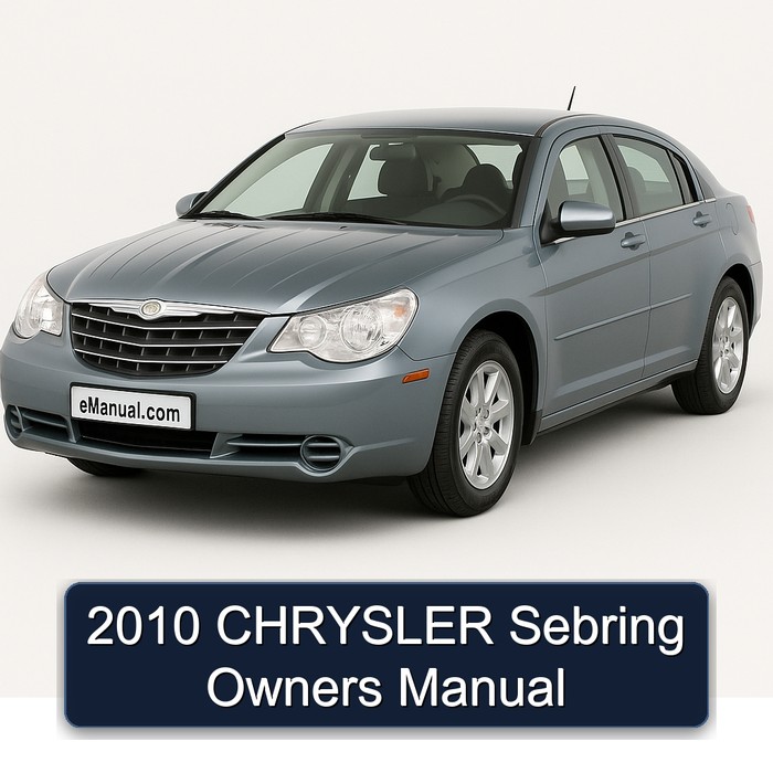 2010 Chrysler Sebring Owners Owner's Manual PDF