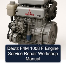 Deutz 1008 F4M F Engine Service Repair Workshop Manual PDF