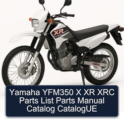 Yamaha XR Models YFM350 X XRC Catalogue Parts Catalog PDF
