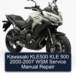 2000-2007 Kawasaki Versys KLE500 KLE 500 - WSM Service Repair Workshop Manual PDF