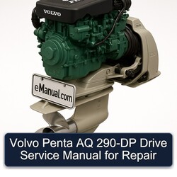 Volvo Penta AQ 290-DP Drive Service Repair Workshop Manual PDF