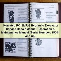 Komatsu Pc18mr-2 Hydraulic Excavator Operation (serial Number: 15001 Up) Service Repair Workshop Manual PDF