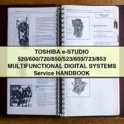 Toshiba E-studio 520/600/720/850/523/603/723/853 Multifunctional Digital Systems Service Repair Workshop Manual PDF