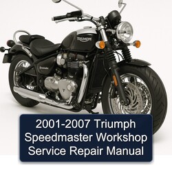 2001-2007 Triumph Speedmaster Service Repair Workshop Manual PDF