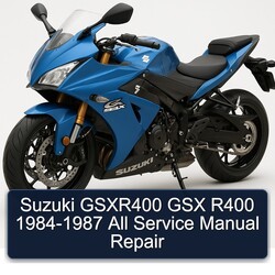 1984-1987 Suzuki GSX Series Gsxr400 R400 - All Service Repair Workshop Manual PDF