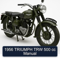 1956 Triumph TRW 500 Cc Service Repair Workshop Manual PDF