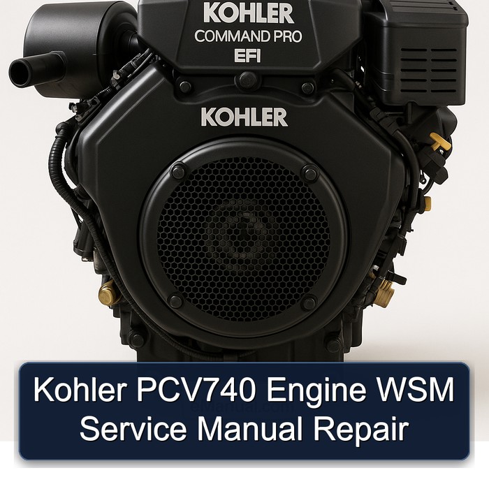 Kohler Command Pro EFI Models PCV740 Engine WSM Service Repair Workshop Manual PDF