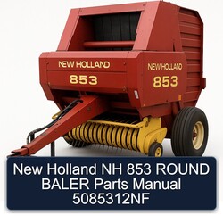 New Holland NH 853 Round Baler Parts 5085312NF Catalog PDF